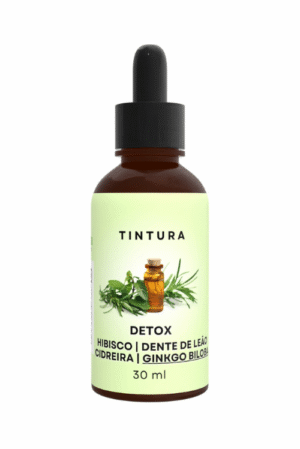 Tintura - Detox (  Hibisco | Dente de Leão | Cidreira | Ginkgo Biloba )
